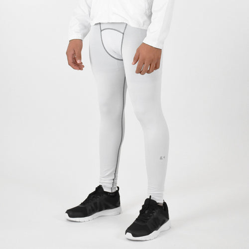 Basic White Solid compression tights / leggings