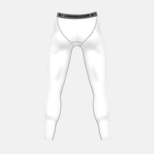 Basic White Solid compression tights / leggings