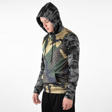 American Predator fitted throw on hoodie